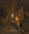 'An Old Lady with a Young Boy, in an Interior' by Jan Steen.jpg