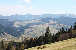 Synevyr National Nature Park is located in the Ukrainian Carpathians