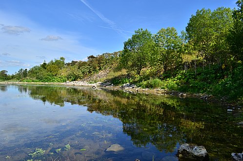 Steengroeve bij het dorp Malye Kolpany, 2015