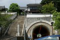 観龍寺の下を通る鶴形山隧道