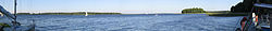 Езеро Мамри - Панорама на езерото Мамри