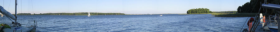 Panorama do lago Mamry