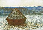 Wheatstack,※ 1890–91. Oil on canvas. Art Institute of Chicago. W1283