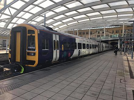 Arriva Rail North Class 158 at Manchester Victoria in October 2016