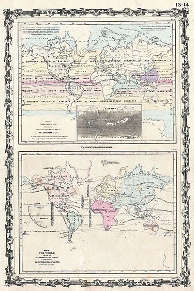 File:1861 Johnson Climate Map of the World w- Meteorology, Rainfall, and Plants - Geographicus - Meteorology-johnson-1862.jpg