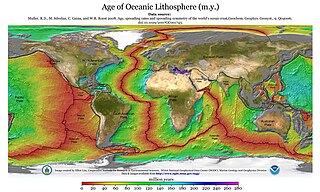 Oceanic crust Uppermost layer of the oceanic portion of a tectonic plate