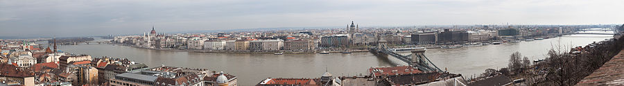 Panorama maďarského hlavního města Budapešti