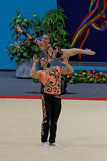 Iryna Kuksa Belarusian acrobatic gymnast