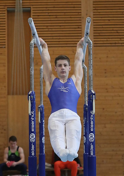 File:2019-04-13 Rheintalcup P6 Junior Switzerland competition parallel bars (Martin Rulsch) 102.jpg