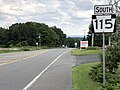 File:2022-08-07 16 47 12 View south along Pennsylvania State Route 115 at Jonas Road and State Road in Chestnuthill Township, Monroe County, Pennsylvania.jpg