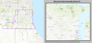 <span class="mw-page-title-main">Wisconsin's 21st Assembly district</span>