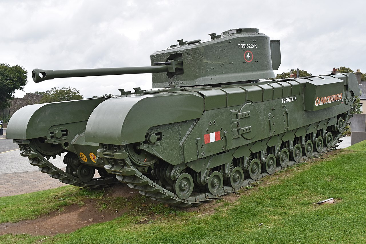 File:A22F Churchill Mk.VII 'T251622 K' Carrickfergus (44748480391).jpg -  Wikimedia Commons