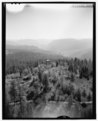 AERIAL VIEW TO THE NORTHEAST - North Mountain Lookout, Stanislaus National Forest, Groveland, Tuolumne County, CA HABS CAL,55-GROLA.V,2-4.tif