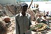 Vegetable seller in CAR