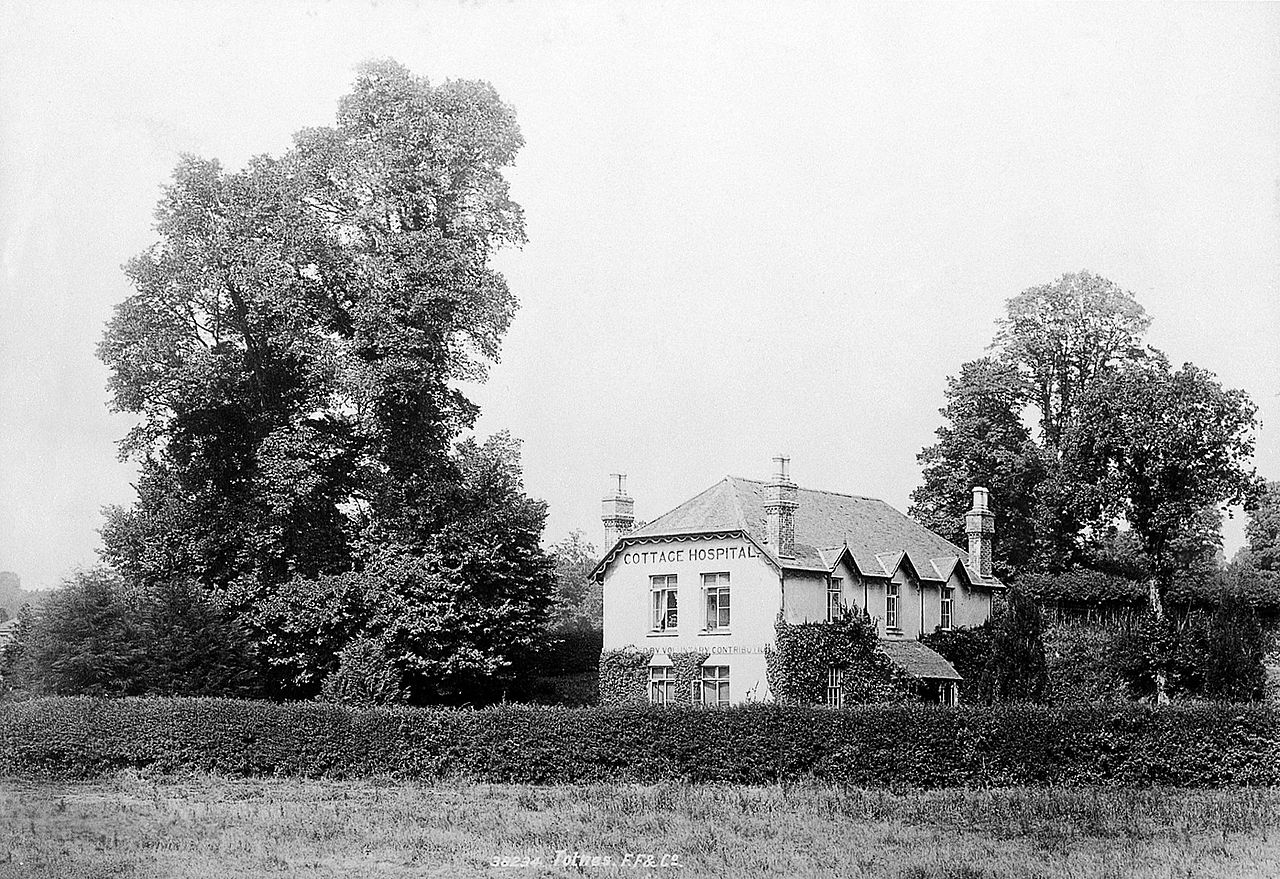 File:A cottage hospital, Totnes (?), Devon. Photograph ...