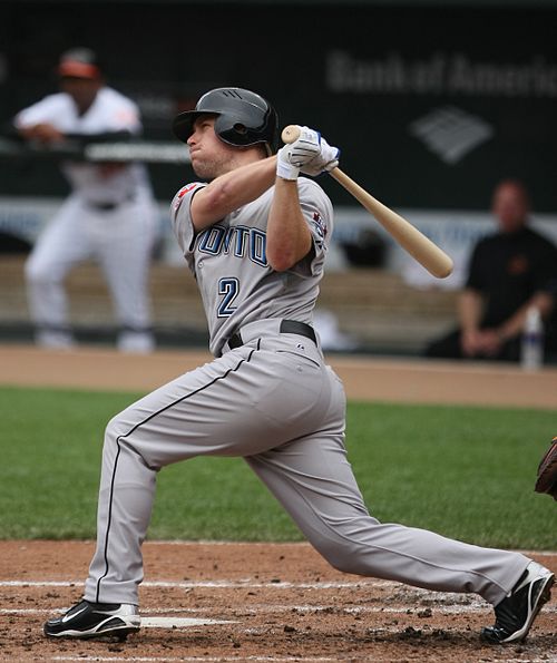 Aaron Hill swinging at a pitch in 2009.jpg