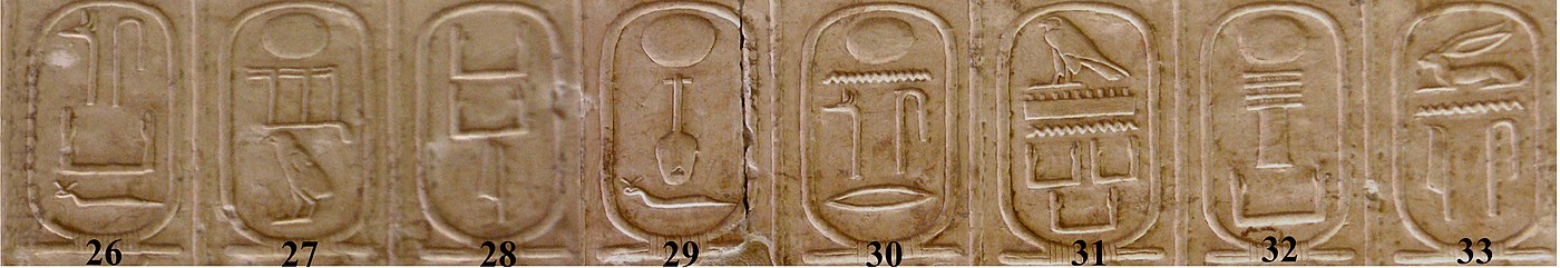 De koningen van de 5e dynastie (met uitzondering van Sjepseskare)