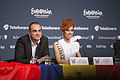 * Nomination Aliona Moon at a press conference four days before the Eurovision Song Contest 2013. --Abbedabb 15:47, 28 January 2014 (UTC) * Decline Flooding. Read COM:QIC and nominate again in a wiser way. --Cccefalon 16:07, 28 January 2014 (UTC)