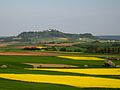 Agricultural landscape in Hesse (fields) in Amöneburg