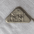 * Nomination Ambigram New Man, logo created by Raymond Loewy in 1967. 180° rotational symmetry. Steel engraving pin button shirt label. New Man is the name of a French ready-to-wear company. Animated GIF (52 frames). --Basile Morin 11:08, 8 January 2020 (UTC) * Promotion  Support Good quality. --Andrew J.Kurbiko 13:35, 8 January 2020 (UTC)