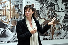 An art curator, Anne Pontegnie Anne pontegnie 02.jpg