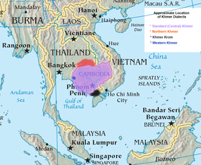 Approximate Location of Khmer Dialects.png