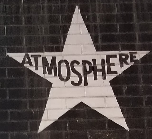 Atmosphere's star on the outside mural of Minneapolis nightclub First Avenue