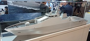 Austal OPV - Elölnézet az ADAS 2018.jpg -n