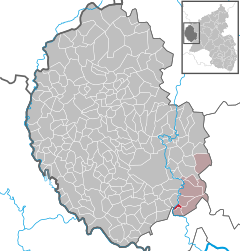 Auw an der Kyll - Carte