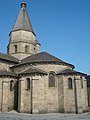 Bénévent-l'Abbaye, kerk, koorzijde