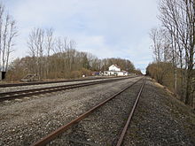 Gleisanlagen des Bahnhofs Epfenhausen 2014