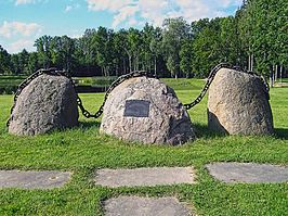 Monument voor de Baltische Keten in Käru