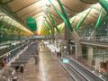 Interior of Terminal 4 on the first day it was opened.