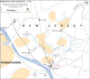 The Battle of Trenton, December 26, 1776 Battle of Trenton.Dean.USMA.edu.history.gif
