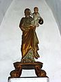 Statue Vierge et Enfant.