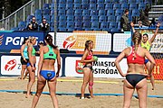 Deutsch: Beachhandball Europameisterschaften 2019 (Beach handball Euro); Tag 2: 3. Juli 2019 – Frauen, Vorrunde Gruppe D, Ukraine-Deutschland 2:0 (23:22, 32:24) English: Beach handball Euro; Day 2: 3 July 2019 – Women Preliminary Round Group D – Ukraine-Germany 2:0 (23:22, 32:24)