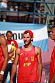 Deutsch: Beachhandball bei den Olympischen Jugendspielen 2018; Tag 7, 13. Oktober 2018; Jungen, Finale – Portugal-Spanien 1:2 English: Beach handball at the 2018 Summer Youth Olympics at 13 October 2018 – Boys Gold Medal Match – Portugal-Spain 1:2