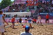 Deutsch: Beachhandball bei den Olympischen Jugendspielen 2018 in Buenos Aires; Tag 7, 13. Oktober 2018; Jungen, Halbfinale – Spanien-Kroatien 2:1 English: Beach handball at the 2018 Summer Youth Olympics in Buenos Aires at 13 October 2018 – Boys Semifinal – Spain-Croatia 2:1 Español: Handball de playa en los Juegos Olimpicos de la Juventud Buenos Aires 2018 en 13 de octubre de 2018 – Semifinales de chicos - España-Croacia 2:1