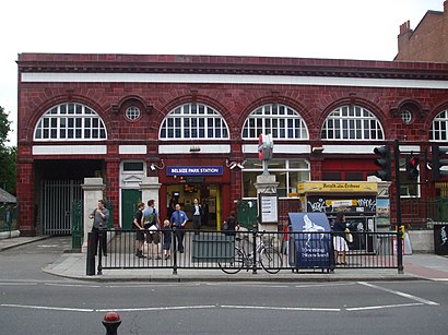 How to get to Belsize Park Station with public transport- About the place
