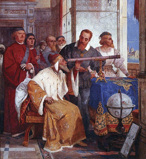 Bertini fresco of Galileo and Doge of Venice, source Wikimedia Commons