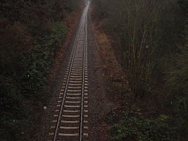 Bereich des früheren Bahnhof Ebertsheim Haltepunkt