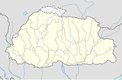 Mappa del Bhutan