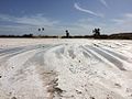 Čeština: salina, Curral Velho English: saltpan, Curral Velho