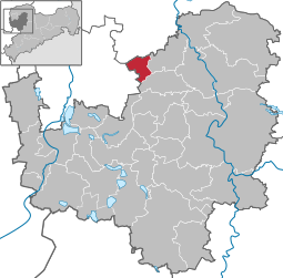 Borsdorf - Harta