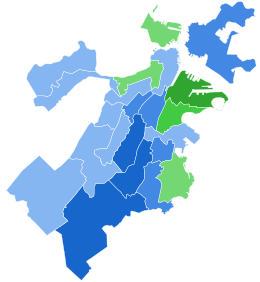 Élection du maire de Boston, 2009.svg