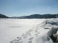 Français : Lac des Bouillouses en hiver, Pyrénées-Orientales, France