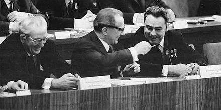 Mit Andropow und Honecker in Berlin, 1967