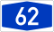 Bundesautobahn 62 number.svg