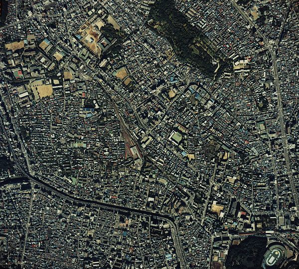 Aerial view of Bunkyo (southwest)