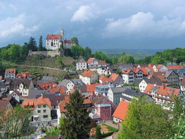 Byen og Burg Gößweinstein i 2006